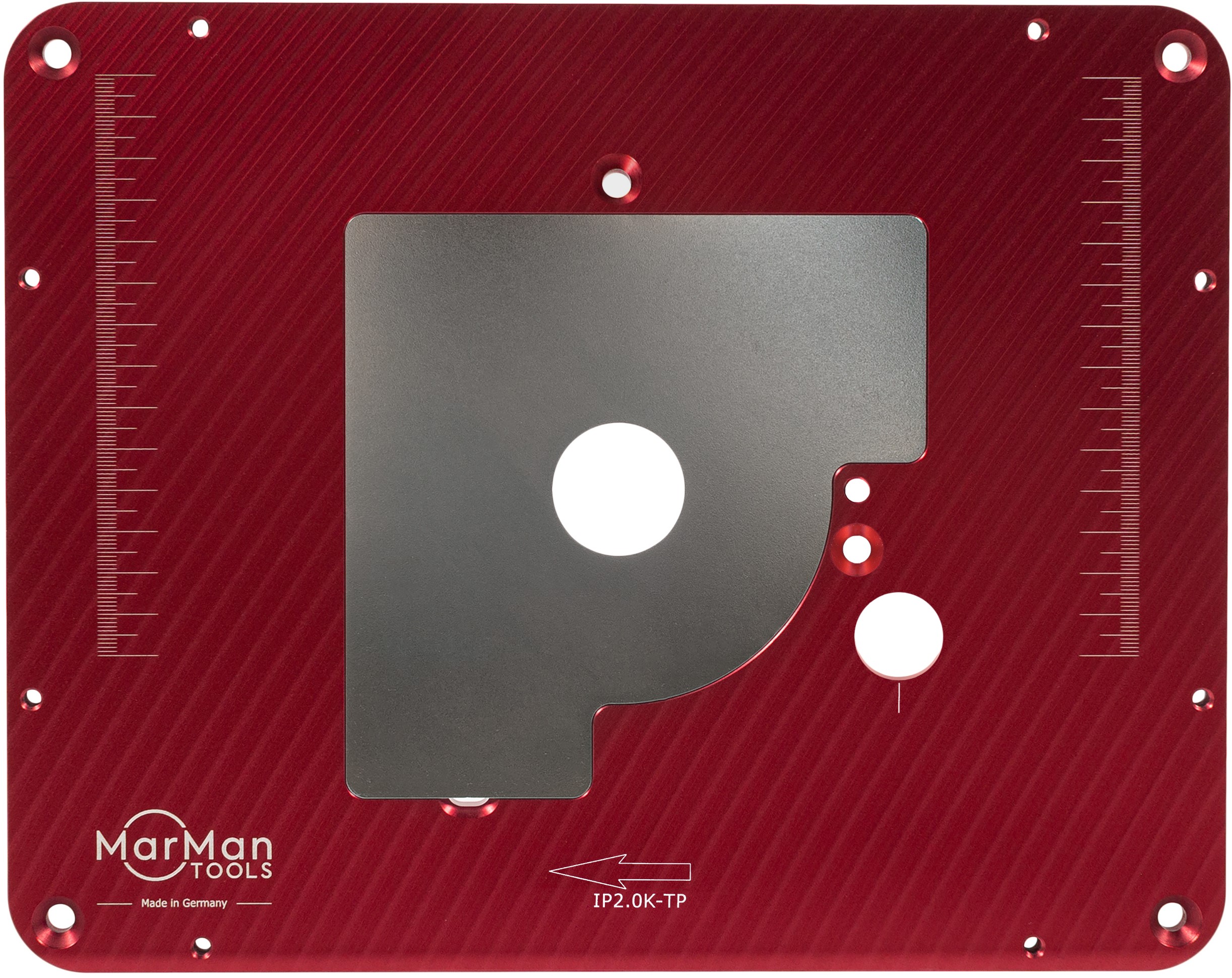 Insert Plate IP2.0K-TP (KREG-format) predrilled for Trend and Perles routers